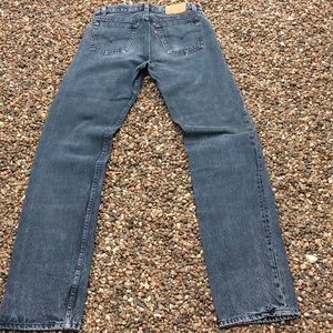 True vintage Levi 701  button fly jeans, long leg!